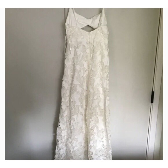 NWOT Zimmermann Bow Lace Maxi Dress Size Au1 - Picture 5 of 7